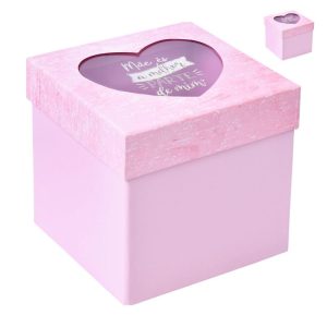 Caixa Presente Dia da Mãe 13x13x13Cm