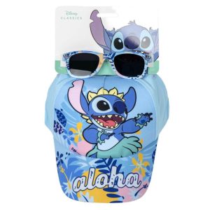 Conj. Boné + Óculos de Sol Stitch Aloha