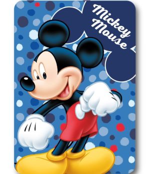 Manta Polar Mickey Dots Disney 100x140Cm 100% Tecido Polar