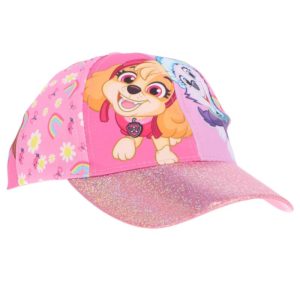 Boné Patrulha Pata Rosa Skye Everest e Liberty Flowers and Rainbows 52Cm