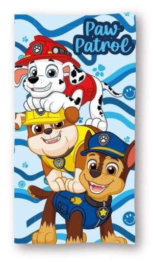 Toalha Praia-Banho Patrulha Pata Blue Wave 70x140Cm Disney (secagem rápida)
