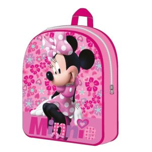 Mochila Pré-Escolar Minnie Flowers 30x26x10Cm