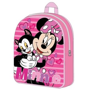 Mochila Pré-Escolar Minnie Figaro Heart 30x26x10Cm