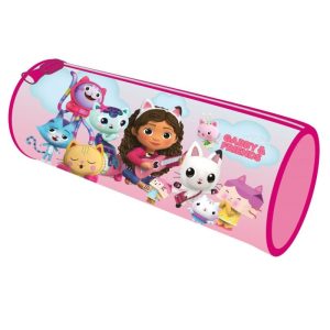 Estojo Simples Redondo Gabby´s Colorful World 23Cm