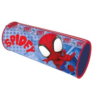 Estojo Simples Redondo Spidey Style 23Cm