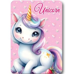 Manta Polar Unicórnio Starlight 100x140Cm 100% Lã Polar