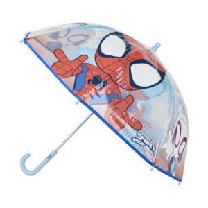 Guarda Chuva Transparente Spiderman Spidey 74Cm