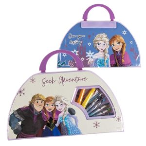 Mala 50 Peças Colorir Disney Frozen Destiny 41x58Cm