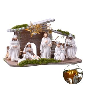 Presépio de Natal com Luz 26x12x14.5Cm