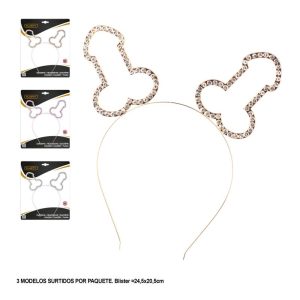 Blister 1 Bandolete Dourada/Prateada/Rosa Pénis