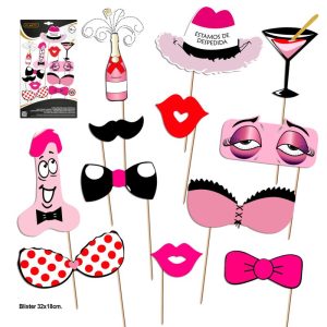 Blister 12 Foto Props Despedida de Solteira