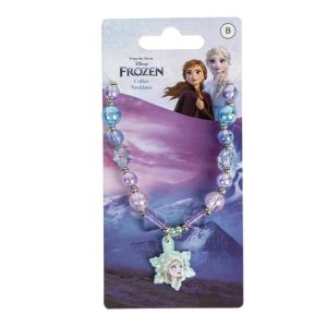 Blister Colar Frozen Elsa Snowflakes Disney