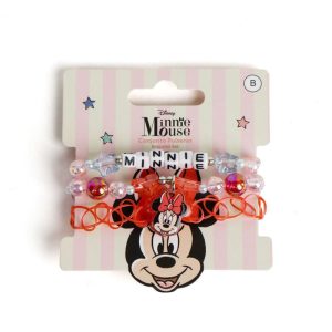 Conj. 3 Pulseiras Minnie Star Disney