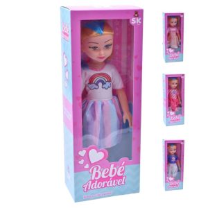 Boneca Bebé Adorável 43x15x9Cm
