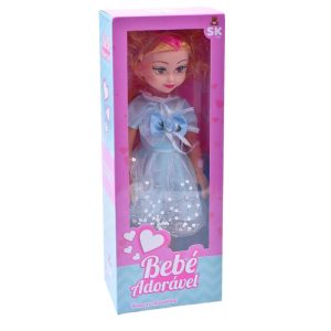 Boneca Bebé Adorável 43x15x9Cm