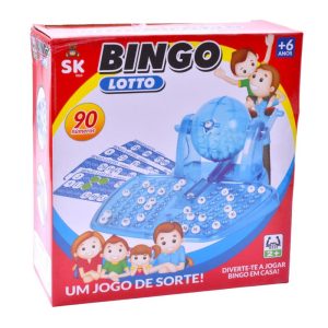 Jogo Bingo Lotto com Tômbola 90 Números