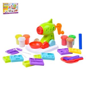 Kit Plasticina com Máquina e Acessórios 52x35x8Cm