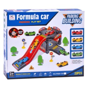 Estacionamento Formula Car 23 Peças 23x5x19,5Cm