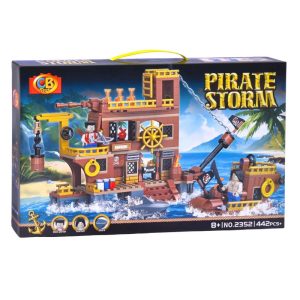 Blocos de Construção (Legos) Piratas 48x7x30Cm