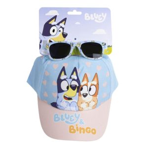 Conj. Boné + Óculos de Sol Bluey e Bingo