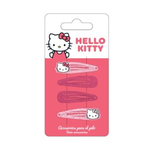 Conj. Ganchos Cabelo Hello Kitty Sweet - 4 Ganchos