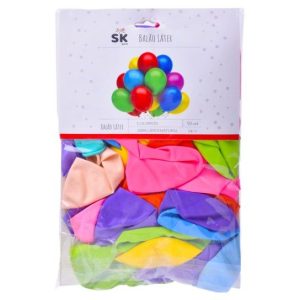 Blister 50 Balões Latéx Sortidos 30cm