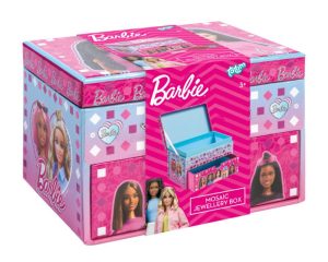 Guarda Jóias Mosaico Barbie 15x10x10Cm