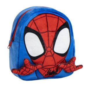 Mochila Pré-Escolar de Pelúcia Spiderman Mini Crawler 22x18x8Cm