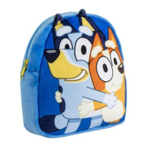 Mochila Pré-Escolar de Pelúcia Bluey Hug 22x18x8Cm