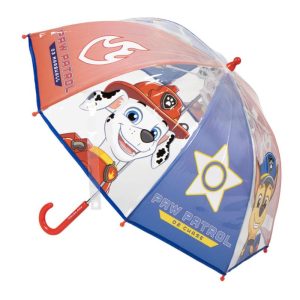Guarda-Chuva Transparente Vermelho-Azul Patrulha Pata Elements 71Cm