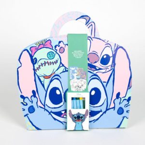 Mala Atividades Colorir Stitch Angel & Scrump Universe