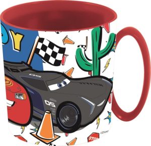 Caneca Plástica Disney Cars Lets Race 350ml (própria para ir ao Microondas)