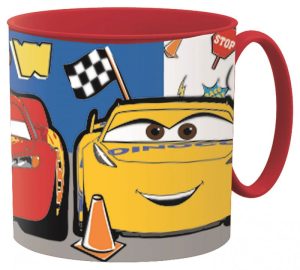 Caneca Plástica Disney Cars Lets Race 265ml (própria para ir ao Microondas)