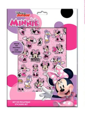 Blister 300 Adesivos Minnie Lazy Day Disney