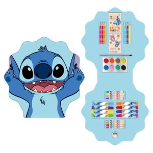 Estojo Atividades Colorir Stitch Cheeky
