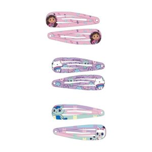 Conj. Ganchos Cabelo Gabby´s Dollhouse - 6 Ganchos, Cat Adventures