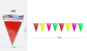 Bandeirola Triangular Multicolor