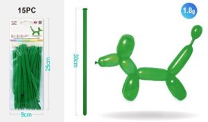 Blister 15 Balões Látex Modelar 30-120Cm