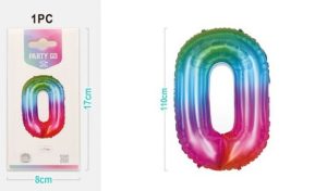 Balão Foil Multicolor 110Cm