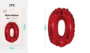 Balão Foil Vermelho 40Cm