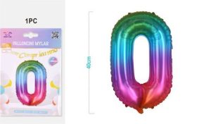 Balão Foil Multicolor 40Cm