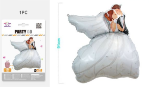 Balão Foil Casal de Noivos 91cm