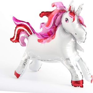Balão Foil Unicórnio Rosa 50x60Cm