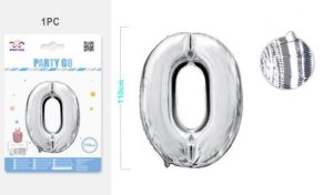 Balão Foil Prateado 110cm