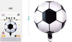 Balão Foil Redondo Bola Futebol 45cm