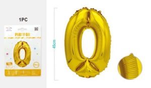 Balão Foil Dourado 45Cm