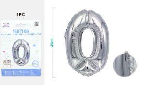 Balão Foil Prateado 45Cm