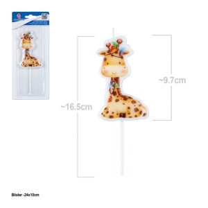 Blister 1 Vela Girafa 9,7Cm