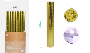 Lança Confetis Lantejoulas 50Cm