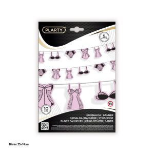 Grinalda Lingerie Rosa/Preto 5Mt